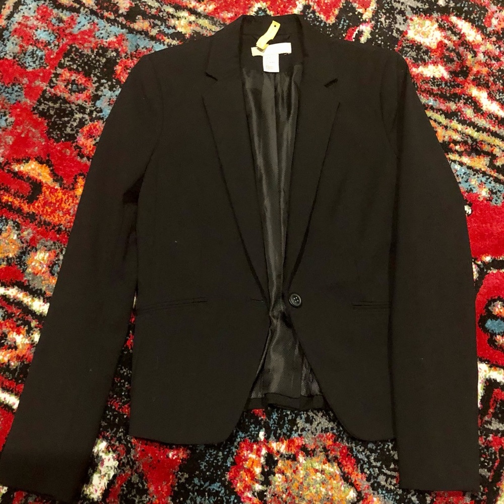 H&M black blazer